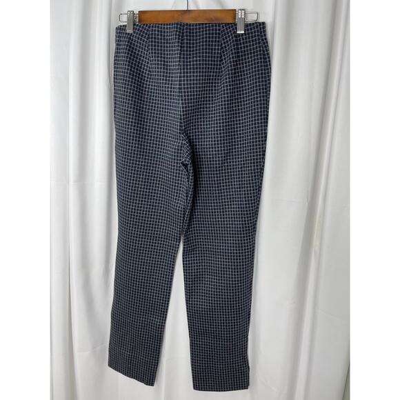 J. Jill slacks pants trousers women's medium (see notes) gray checked on black - Picture 11 of 15